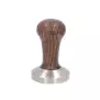 Faema tamper 58mm walnuss griff