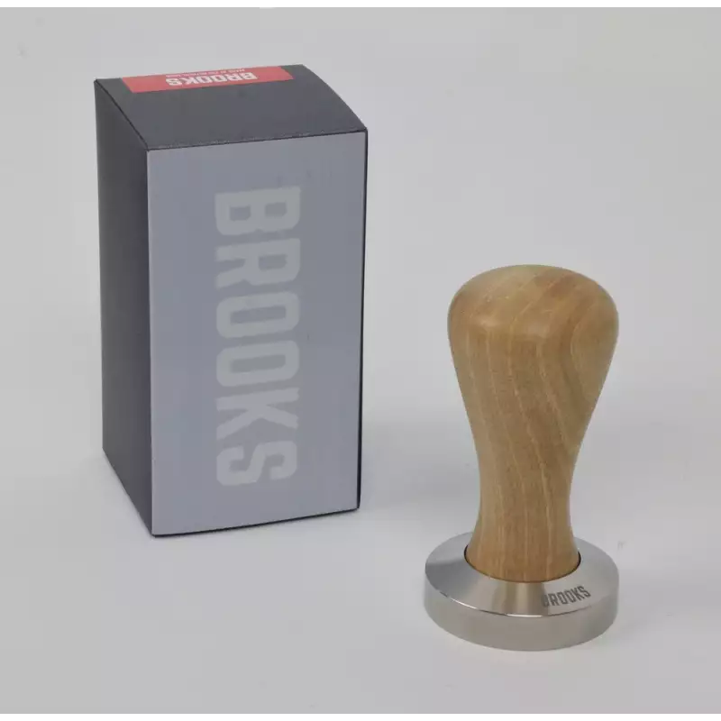 Brooks 50mm tamper mit europäisch nussbaumgriff