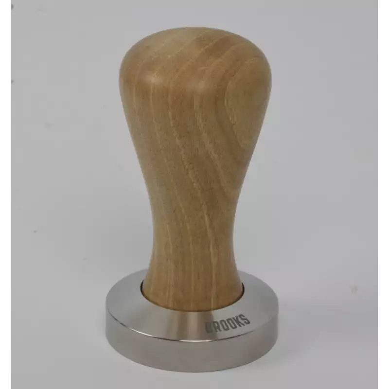 Brooks 50mm tamper mit europäisch nussbaumgriff