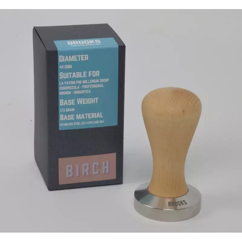 Pavoni pre-millenium Tamper 49,5mm Birke