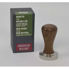 Pavoni millenium Tamper 51,5 mm amerikanischer Nussbaum