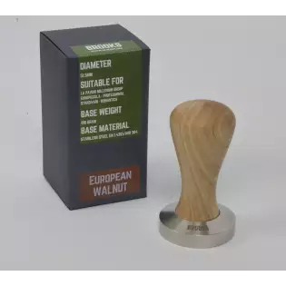 Pavoni millenium Tamper 51,5 mm Europäischer Nussbaum