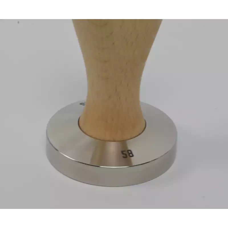 Brooks 58mm rostfreier Tamper Birke