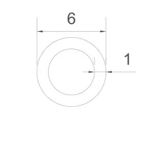 Kupferrohr 6x1mm