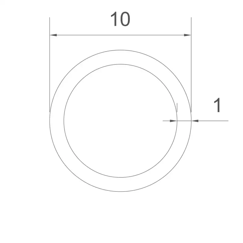 Kupferrohr 10x1mm