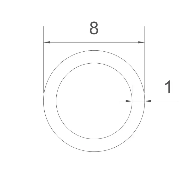 Kupferrohr 8x1mm