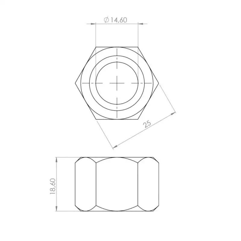 Messing mutter 1/2" für 14mm lötnippel