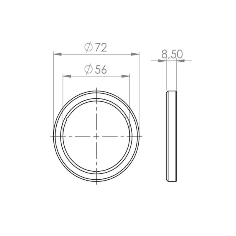 Conti siebträger dichtung 72x57x8,5mm