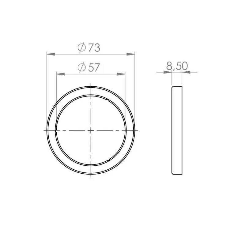 Faema E61 siebträger dichtung 8.5 mm