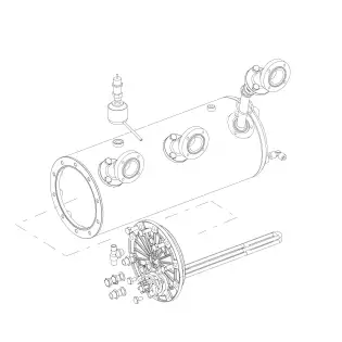 La Pavoni Diamante Leva kessel ersatzteile