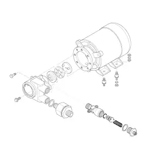 Faema E61 Jubilé - pumpe ersatzteile